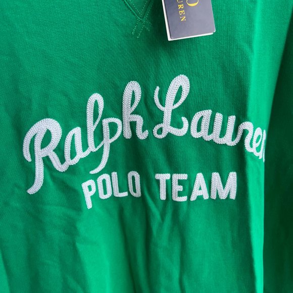Polo Ralph Lauren ‘Polo Team’ Club Embroidered Varsity Crew Sweatshirt - Picture 3 of 8